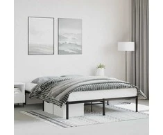 Lova Metalinis lovos rėmas, juodos spalvos 160x200 cm