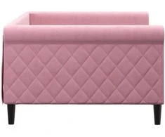 Lova Sofa, rožinės spalvos, 100x200cm, aksomas