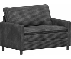 Sofa Tamsiai pilka 126 x 81 x 87,5 cm Poliesteris