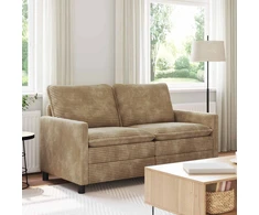 Sofa Taupe 156 x 81 x 87,5 cm Poliesteris