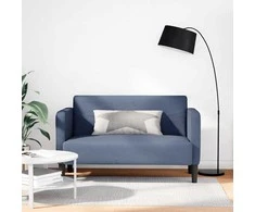 Loveseat sofa, mėlyna, 109cm, velvetinis audinys
