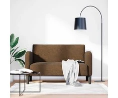 Loveseat sofa, ruda, 110cm, dirbtinė oda