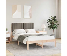 Lova Lovo rėmas su apmuštu galvūgaliu Natūrali ir taupe 120 x 200 cm