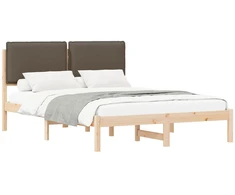 Lova Lovo rėmas su apmuštu galvūgaliu Taupe 150 x 200 cm
