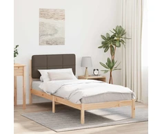 Lova Lovo rėmas su apmuštu galvūgaliu Taupe 90 x 190 cm