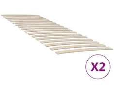 Lovos grotelės su 34 lentjuostėmis, 2vnt., 70x200 cm