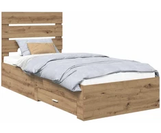 Lova Lovos rėmas Amatininkų ąžuolas 100 x 200 cm Apdirbta mediena