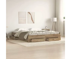 Lovos rėmas Amatininkų ąžuolas 180 x 200 cm Apdirbta mediena