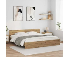 Lovos rėmas Amatininkų ąžuolas 180 x 200 cm Apdirbta mediena
