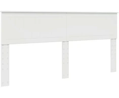 Lovos rėmas Balta 180 x 200 cm Kietos pušies mediena