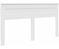 Lovos rėmas Balta 200 x 200 cm Kietos pušies mediena
