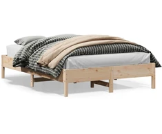 Lovos rėmas be čiužinio, 160x200cm, pušies medienos masyvas