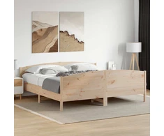 Lovos rėmas be čiužinio, 180x200cm, pušies medienos masyvas