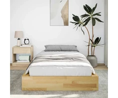 Lovos rėmas be čiužinio 80x200 cm ąžuolo masyvo