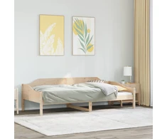 Lovos rėmas be čiužinio, balta, 80x200cm, pušis