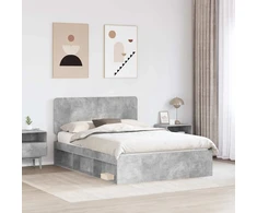 Lovos rėmas Betoninė 160 x 200 cm Kietos pušies mediena