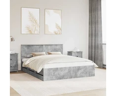 Lovos rėmas Betono pilka 160 x 200 cm Inžinerinė mediena