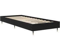 Lova Lovos rėmas Juodojo ąžuolo 80 x 200 cm Apdirbta mediena