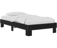 Lova Lovos rėmas Juodojo ąžuolo 80 x 200 cm Apdirbta mediena