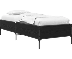 Lova Lovos rėmas Juodojo ąžuolo 80 x 200 cm Apdirbta mediena