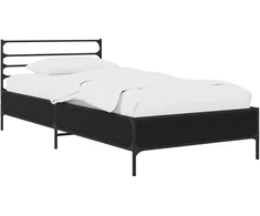 Lova Lovos rėmas Juodojo ąžuolo 80 x 200 cm Apdirbta mediena