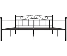 Lovos rėmas, juodos spalvos, 200x200cm, metalas