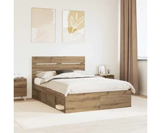 Lovos rėmas Meistrų ąžuolas 140 x 190 cm Kietos pušies mediena