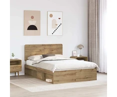 Lovos rėmas Artisano ąžuolo 150 x 200 cm Kietos pušies mediena