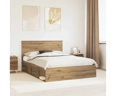 Lovos rėmas Meistrų ąžuolas 150 x 200 cm Kietos pušies mediena