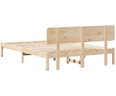 Lovos rėmas Natūrali 140 x 200 cm Kietos pušies mediena