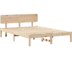 Lovos rėmas Natūrali 150 x 200 cm Kietos pušies mediena