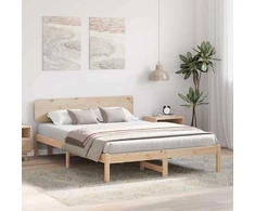 Lovos rėmas Natūrali 160 x 200 cm Kietos pušies mediena