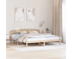 Lovos rėmas Natūrali 180 x 200 cm Kietos pušies mediena