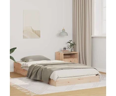 Lova Lovos rėmas Natūrali 80 x 210 cm Kietos pušies mediena