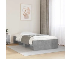 Lova Lovos rėmas Pilka Sonoma 80 x 200 cm Apdirbta mediena
