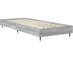 Lova Lovos rėmas Pilka Sonoma 80 x 200 cm Apdirbta mediena