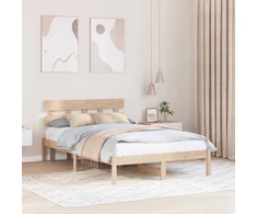 Lovos rėmas Ruda 140 x 190 cm Pušies medienos masyvas