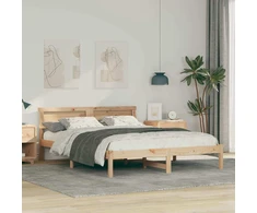 Lovos rėmas Ruda 150 x 200 cm Kietos pušies mediena