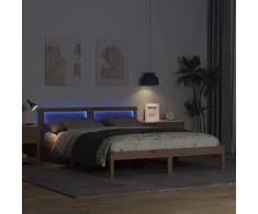 Lovos rėmas Ruda 150 x 200 cm Kietos pušies mediena
