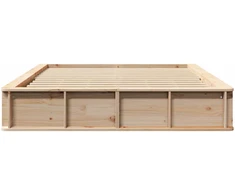 Lovos rėmas Ruda 150 x 200 cm Kietos pušies mediena