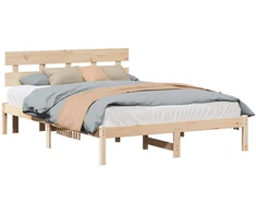 Lovos rėmas Ruda 150 x 200 cm Pušies medienos masyvas