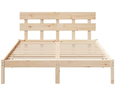 Lovos rėmas Ruda 150 x 200 cm Pušies medienos masyvas