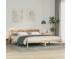 Lovos rėmas Ruda 180 x 200 cm Kietos pušies mediena