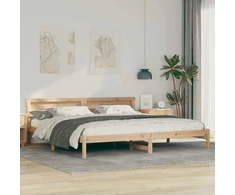 Lovos rėmas Ruda 180 x 200 cm Kietos pušies mediena