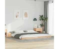 Lova Lovos rėmas Ruda 180 x 220 cm Kietos pušies mediena