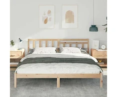 Lovos rėmas Ruda 200 x 200 cm Kietos pušies mediena