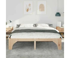 Lovos rėmas Ruda 200 x 200 cm Kietos pušies mediena