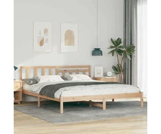 Lovos rėmas Ruda 200 x 200 cm Kietos pušies mediena
