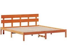 Lovos rėmas Ruda 200 x 200 cm Pušies medienos masyvas
