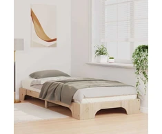 Lova Lovos rėmas Ruda 80 x 220 cm Kietos pušies mediena